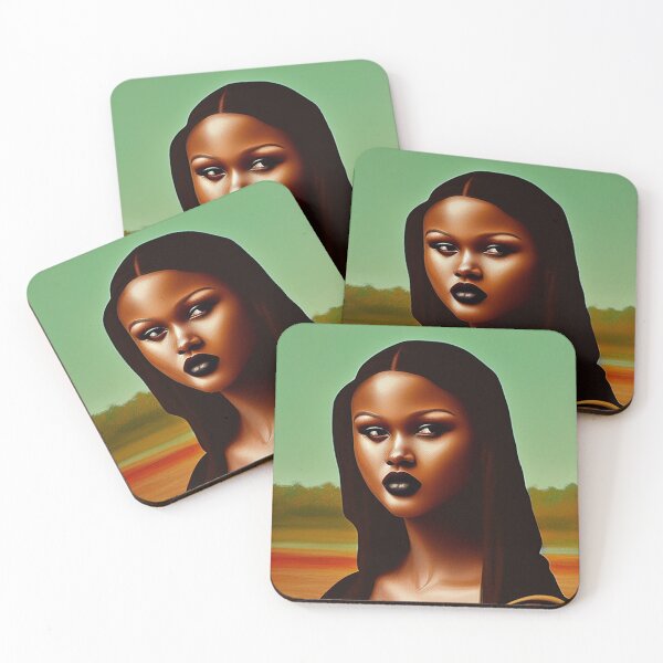 Artikelvorschau, Black Mona Lisa entworfen und verkauft von DeepSymbolism.