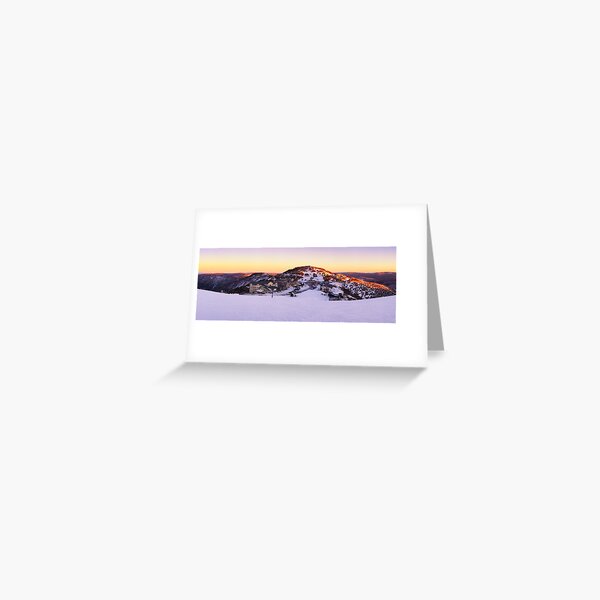 Hotham Heights, Mt Hotham, Victoria, Australia Greeting Card
