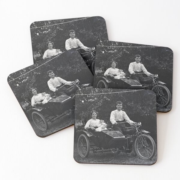 Item preview, Vintage Family in Motorcycle designed and sold by BGPickers.