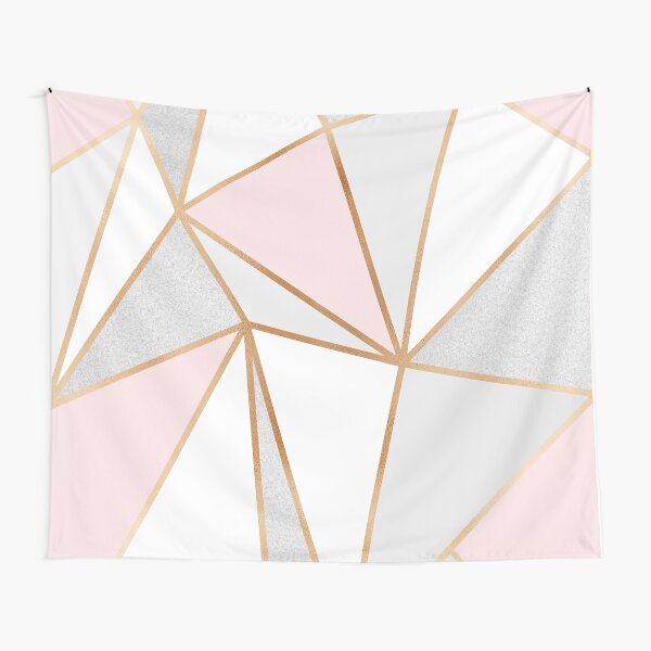 Item preview, Pink, Grey & Gold Geo designed and sold by Blue-Banana.