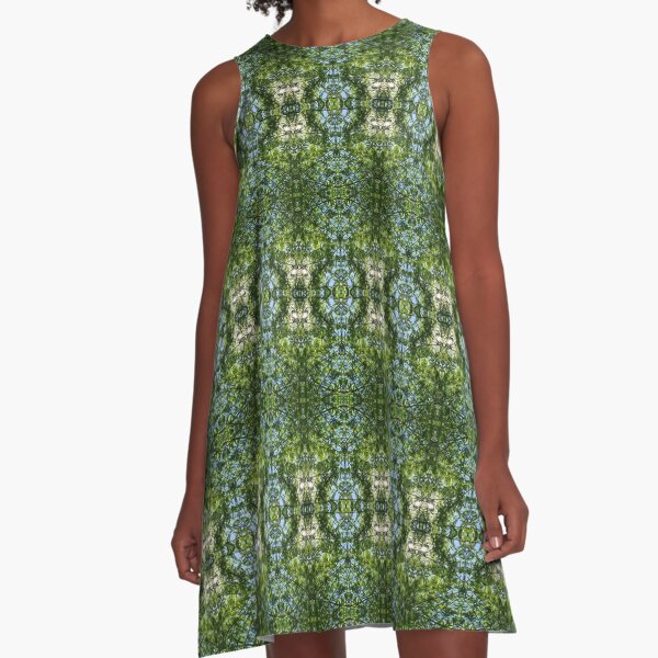 Cypress Tree Sunny Day A-Line Dress