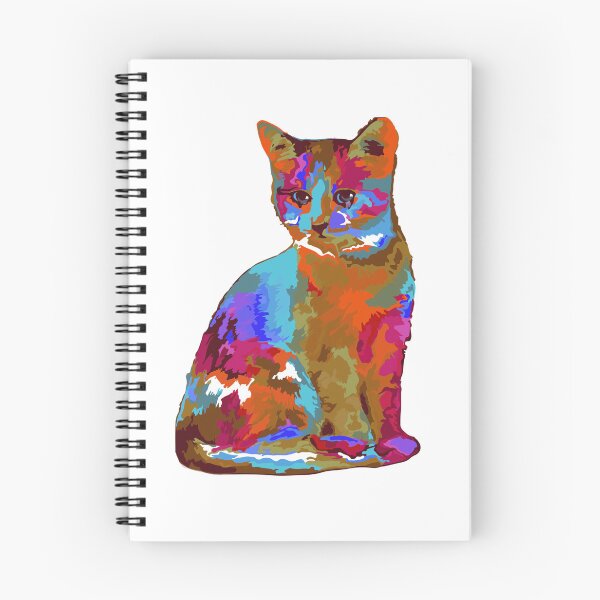 Item preview, Colorful cat designed and sold by Amadej.