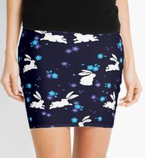 Japanese Bunny - Blue Mini Skirt