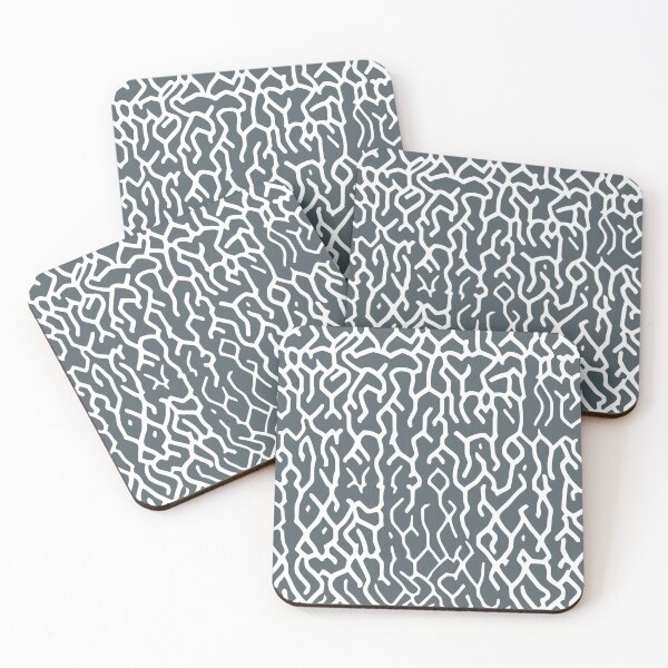 Item preview, Abstract Line Pattern in Grey and White Colors designed and sold by NECHSTORE.