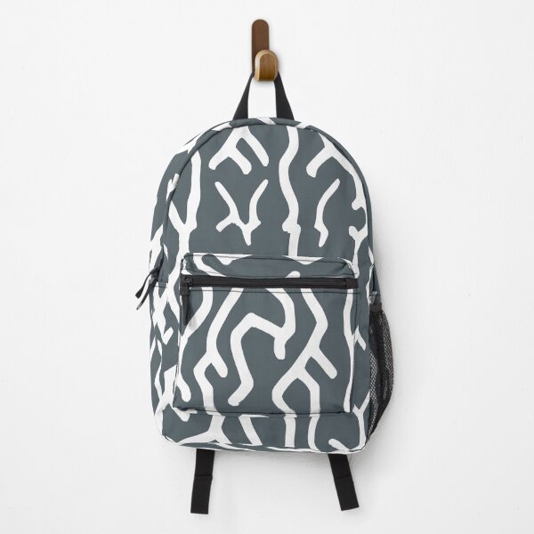 Item preview, Abstract Line Pattern in Grey and White Colors designed and sold by NECHSTORE.