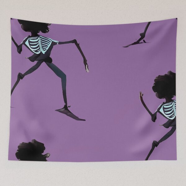 Item preview, Dancing skeletons dance challenge halloween scary skeleton designed and sold by Chillapy.