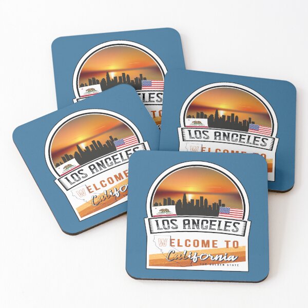 Item preview, Los Angeles, Welcome to California, The Golden State | U.S States and Cities Series -3 designed and sold by WorldStateArt.