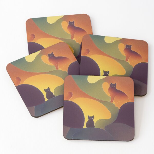 Item preview, Funky Stylish Cats designed and sold by catsdogsandart.