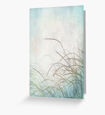 Grasses in the wind Greeting Card