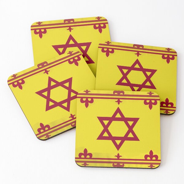 Item preview, Jewish Star of David Scottish Royal Banner (rionnag Iùdhach bratach rìoghail na h-Alba david) designed and sold by JonathanR1994.