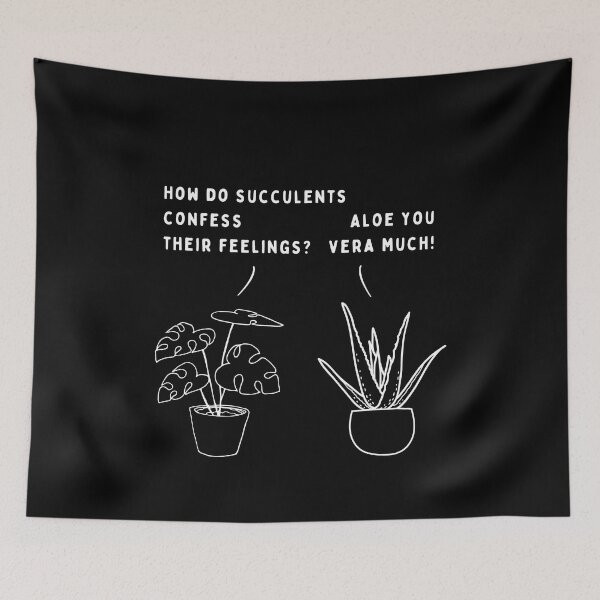 Item preview, Plant joke - How do succulents confess their feelings? designed and sold by ani-eni.