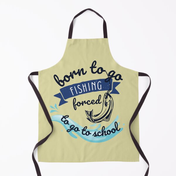 Item preview, Born To Go Fishing Forced To Go To School - Funny Angling Classic T-Shirt: Fish Fisherman T-Shirt For Men Women, School shirt, First day of school, Little Boy, Little Girl designed and sold by StoreSB.