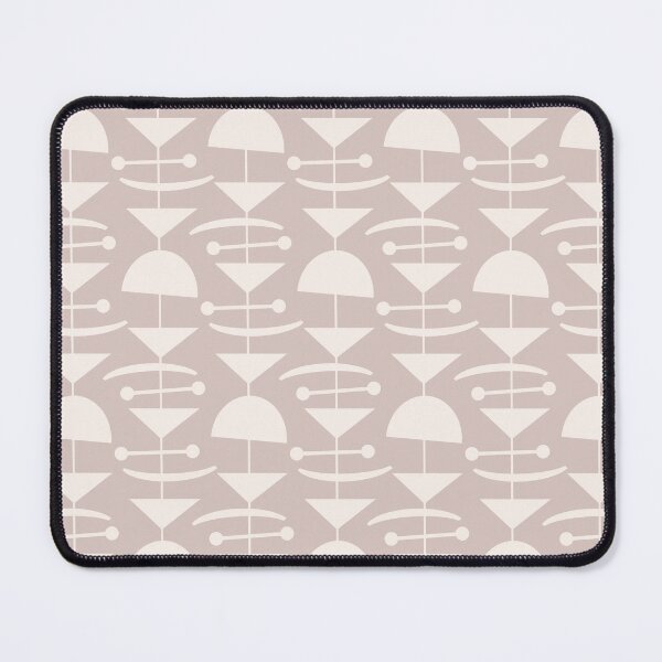 Item preview, Retro Mid Century Modern Abstract Mobile Pattern 864 Beige designed and sold by tonymagnerart.