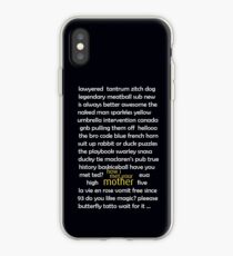 how i met your mother classic iPhone Case