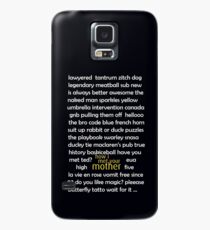 how i met your mother classic Case/Skin for Samsung Galaxy