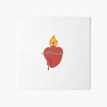 Sacred Heart of Jesus Art Board Print