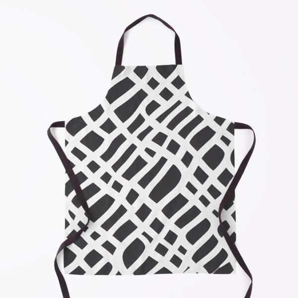 Item preview, Black and White Chaotic Lines in a Pattern designed and sold by NECHSTORE.