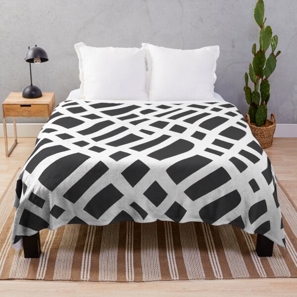 Item preview, Black and White Chaotic Lines in a Pattern designed and sold by NECHSTORE.