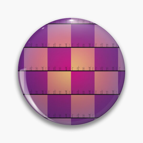 Item preview, Orange and purple windfarm from Crosby Beach Patchwork Design designed and sold by Paul Madden.