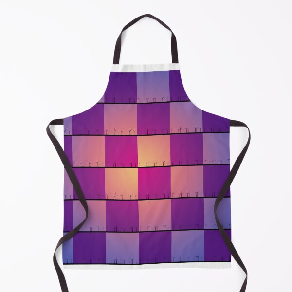 Item preview, Orange and purple windfarm from Crosby Beach Patchwork Design designed and sold by Paul Madden.