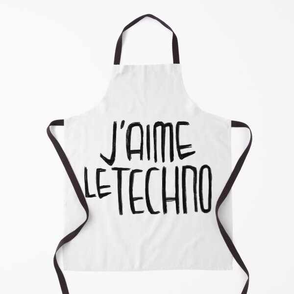 Item preview, Techno Music Love, Tipografía Techno, J'aime le Techno designed and sold by badlydrawnbabe.