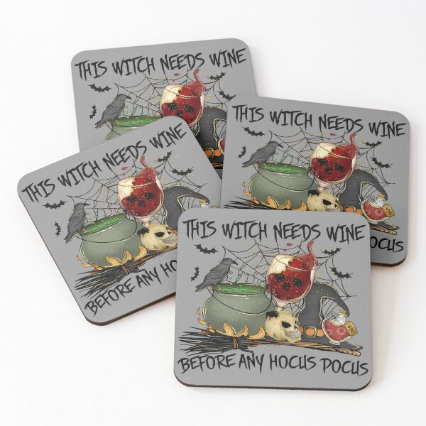 Item preview, this witch needs wine before any hocus pocus,Last Minute,Florence Pugh,Halloween Costume 2022,Esther,Halloween Ends,Invitation,Orphan,Scarry designed and sold by NAZIMNADIR.