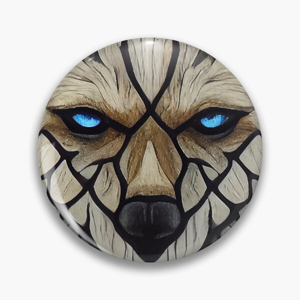Item preview, Stained Glass Wolf Face - 3 designed and sold by MrVPhotography.