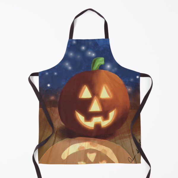 Item preview, Jack O'lantern on Porch at Night designed and sold by designs-by-ann.