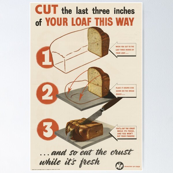 Item preview, Cut the Last Three Inches of Your Loaf This Way designed and sold by Luke Mckinstry.