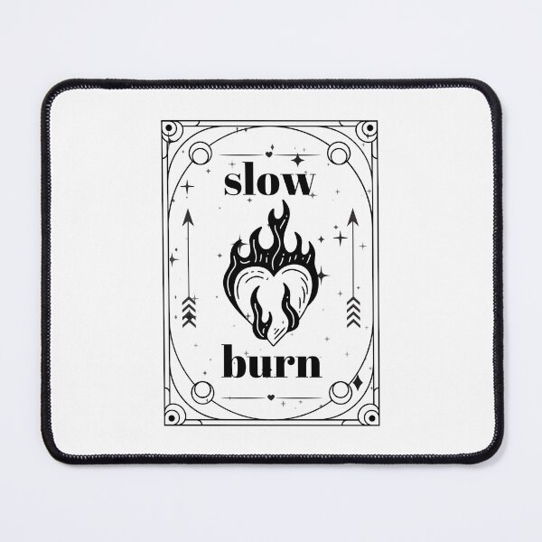 Item preview, Slow Burn - Book Tropes - Bookish - Tarot Card - Full Black designed and sold by StickEmUpp.