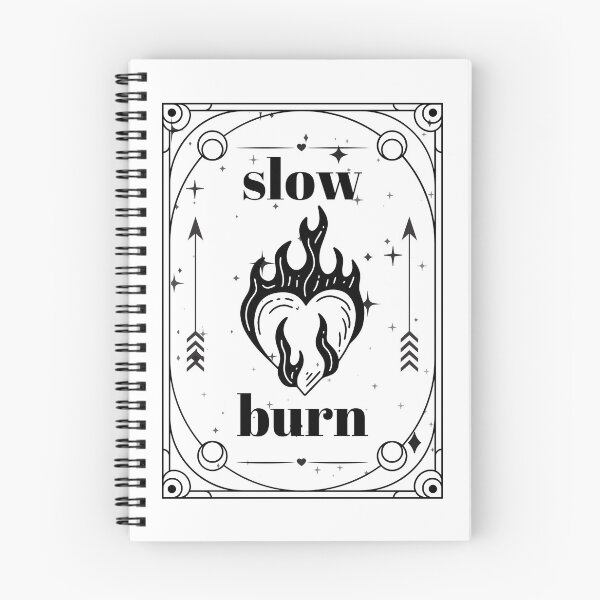 Item preview, Slow Burn - Book Tropes - Bookish - Tarot Card - Full Black designed and sold by StickEmUpp.