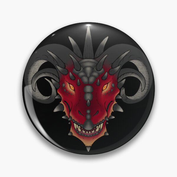 Item preview, Thorny Dragon Single - Red designed and sold by VorndessArt.