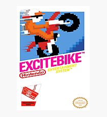 NES Excitebike Transparent Photographic Print