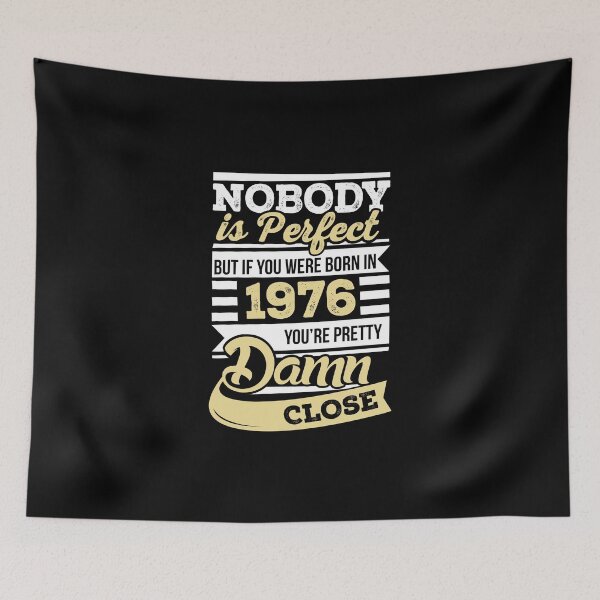 Item preview, NOBODY IS PERFECT 1976 designed and sold by flamingarts.
