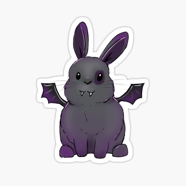 Item preview, Hector the spooky bunny designed and sold by Willow Grove Designs.