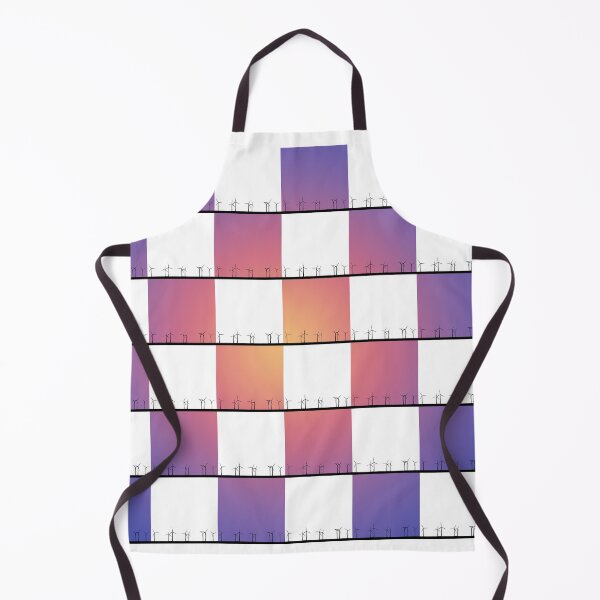 Item preview, Orange, purple and white windfarm from Crosby Beach Patchwork Design designed and sold by Paul Madden.