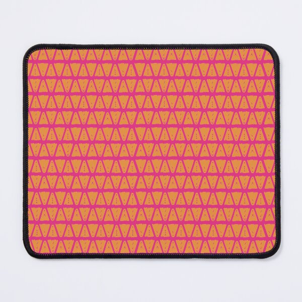 Item preview, Pink and Orange pattern triangles designed and sold by SirenSeventyOne.