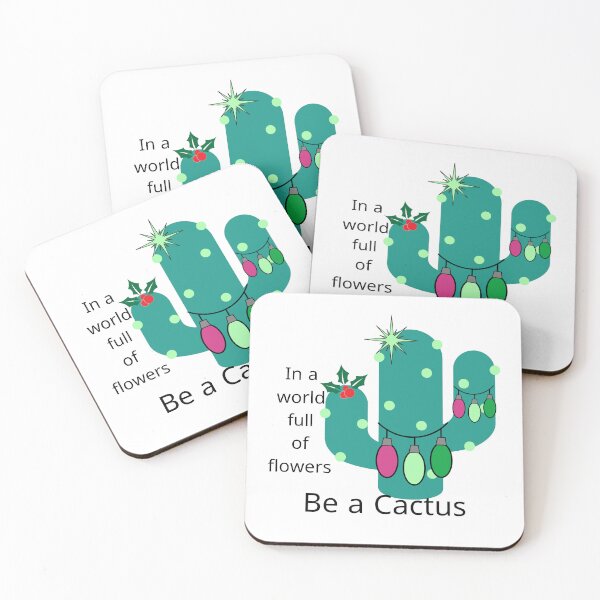 Item preview, Cactus Christmas in a world of flowers designed and sold by Blair Belle.