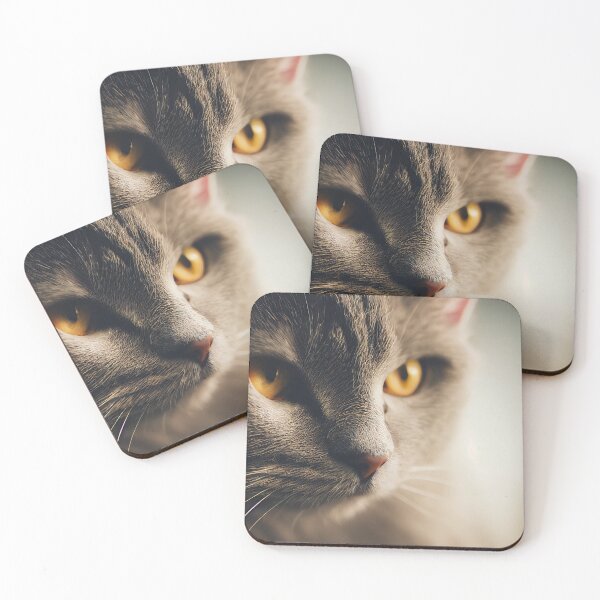 Item preview, nebelung cat close up face designed and sold by kaitgay.