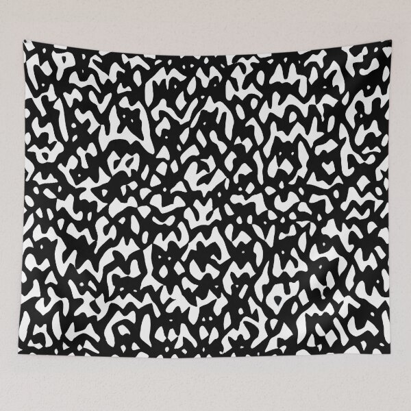 Item preview, Modern Simplistic Chaotic Black and White Design designed and sold by NECHSTORE.