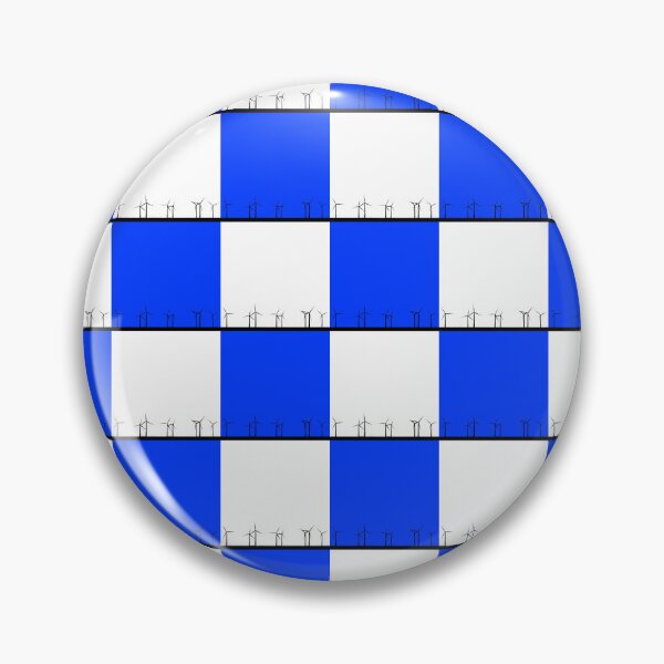 Item preview, blue and white windfarm from Crosby Beach Patchwork Design designed and sold by Paul Madden.