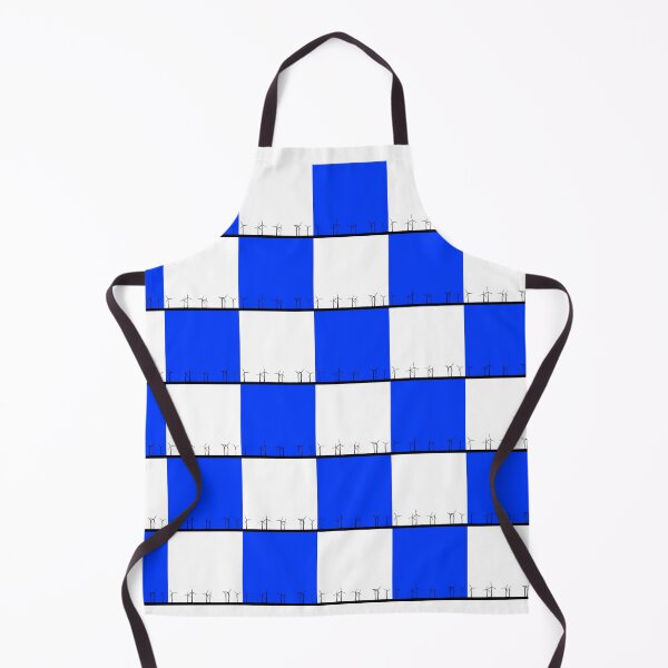 Item preview, blue and white windfarm from Crosby Beach Patchwork Design designed and sold by Paul Madden.