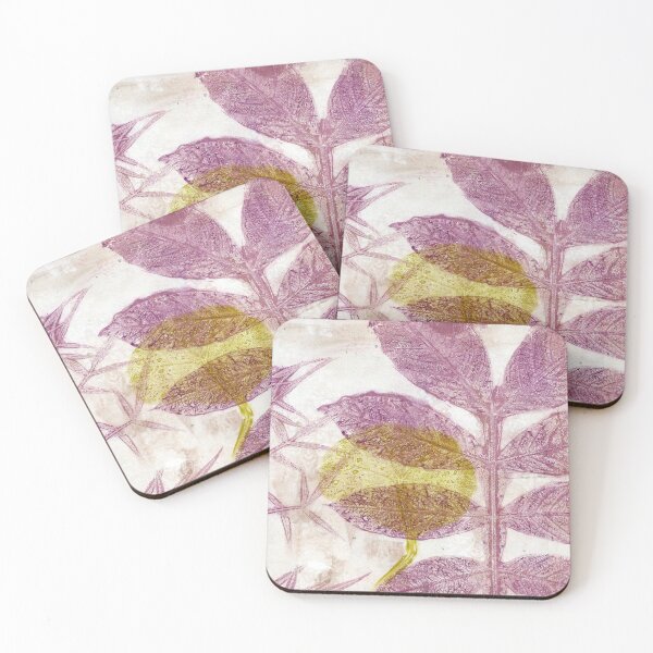 Item preview, From The Garden - Pink Leaves designed and sold by Beverley Teske.