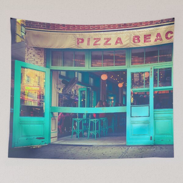 Item preview, Pizza Beach Manhattan NYC designed and sold by eleonoraingrid.