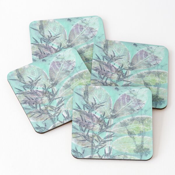 Item preview, From The Garden - Aqua designed and sold by Beverley Teske.