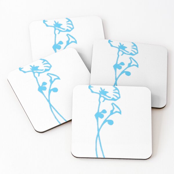 Item preview, Blue Marigold Flower outline designed and sold by TriForceDesign.