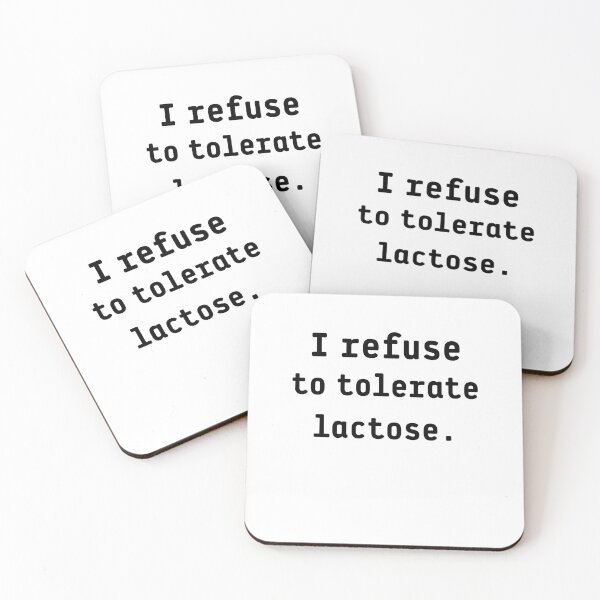 Item preview, i refuse to tolerate lactose (Lactose Intolerant ) designed and sold by hassendz.