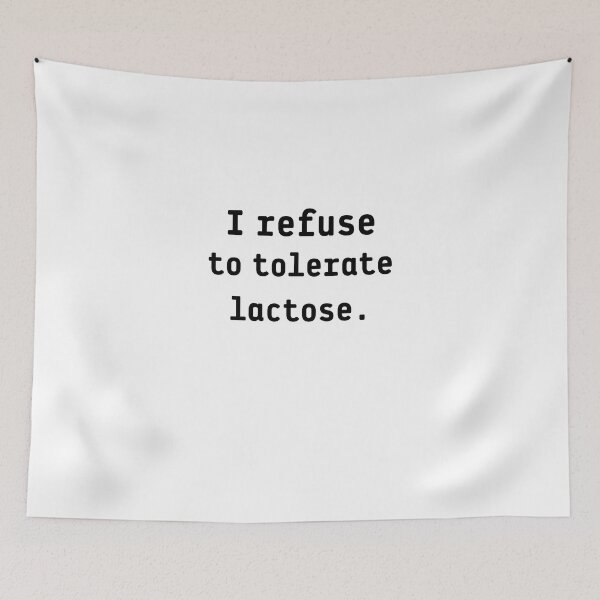 Item preview, i refuse to tolerate lactose (Lactose Intolerant ) designed and sold by hassendz.