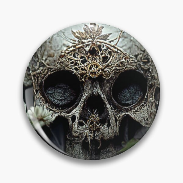 Item preview, Crown of Lies Skull and flower designed and sold by CritterStickers.