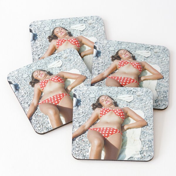 Item preview, 1950s - Lady in a red spotted bikini designed and sold by thatwaslife.